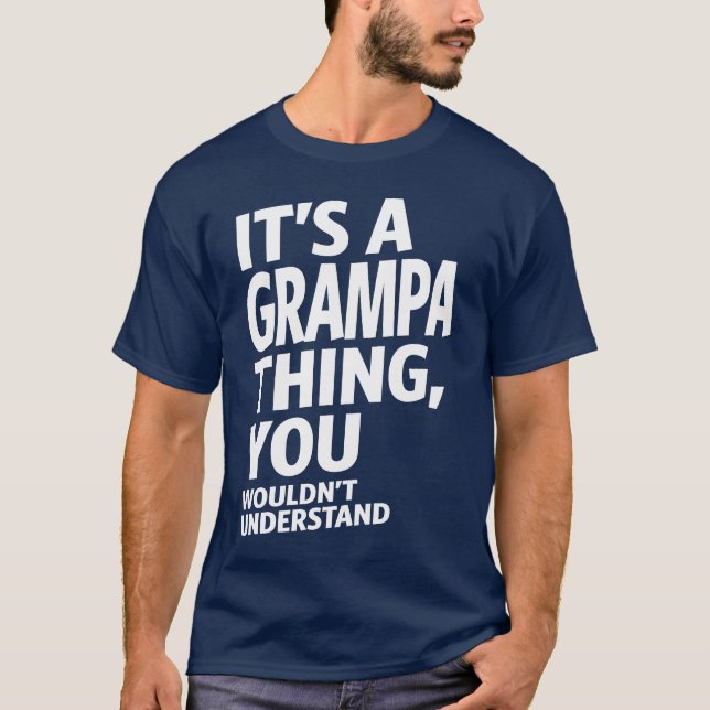 Grampa Sak T Shirt (Framsida)