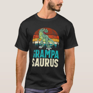 Grampasaurus t Rex Dinosaur Grampa Saurus Familj M Shirt