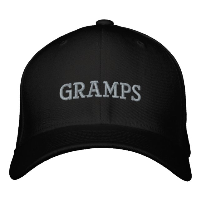 Gramper Embroized Baseball Cap Broderad Keps (Framsida)