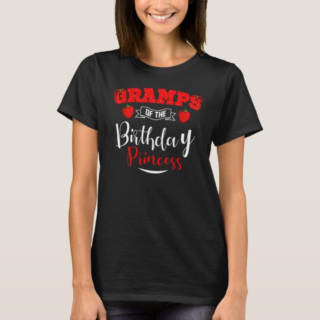 Gramper för födelsedagstensprinsessan Strawberry T Shirt (Framsida)