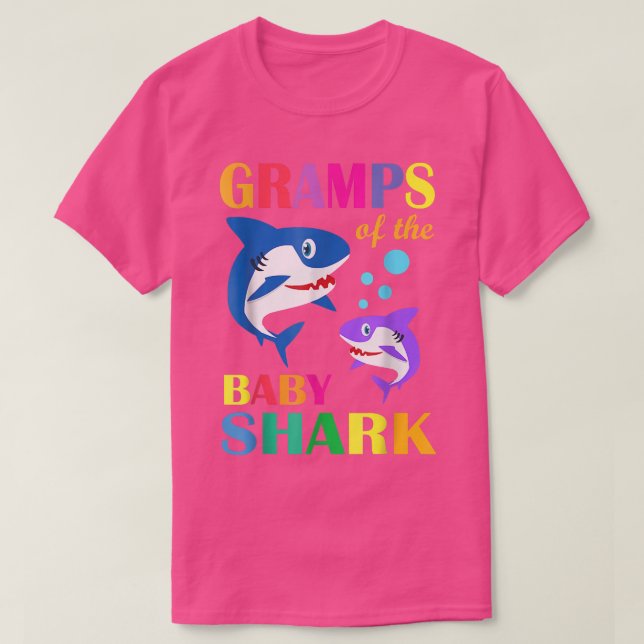 Gramper för havshajar i Baby T Shirt (Design framsida)