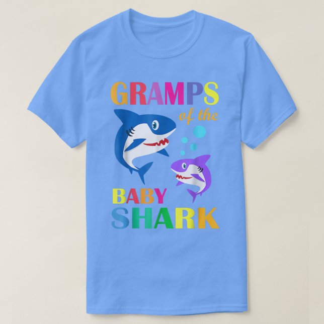 Gramper för havshajar i Baby T Shirt (Design framsida)