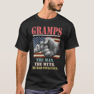 Gramper människan myten, det dåliga inflytandet am t shirt