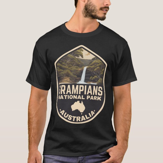 Grampianer � Australiens ändlösa Horisont T Shirt (Framsida)
