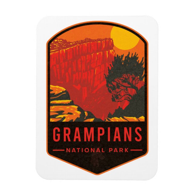 Grampians nationalpark magnet (Vertikal)