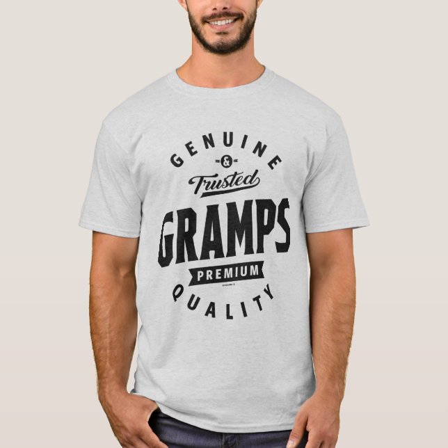Gramps-Äktor T Shirt (Framsida)