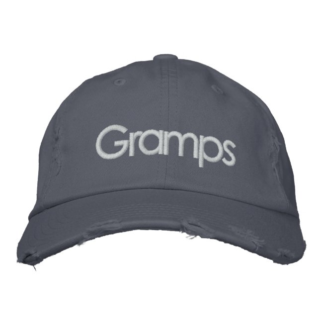 Gramps broized Hat Broderad Keps (Framsida)