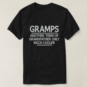 Gramps Definition Funny Betydelse Funny Grandpa Gi T Shirt