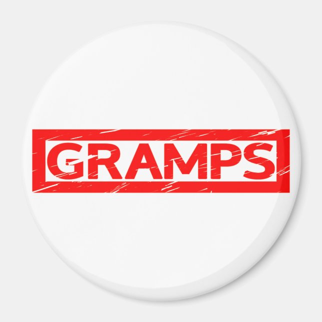 Gramps Frimärke Magnet (Framsidan)