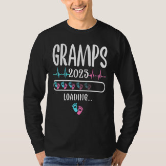 Gramps Loading 2023 Lustigt meddelande om Gravid T Shirt
