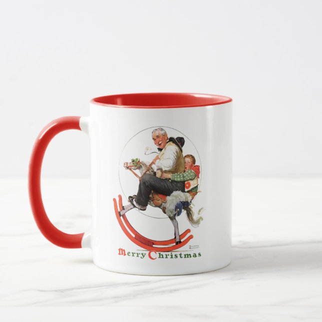 Gramps på att vagga hästen mugg (Vänster)