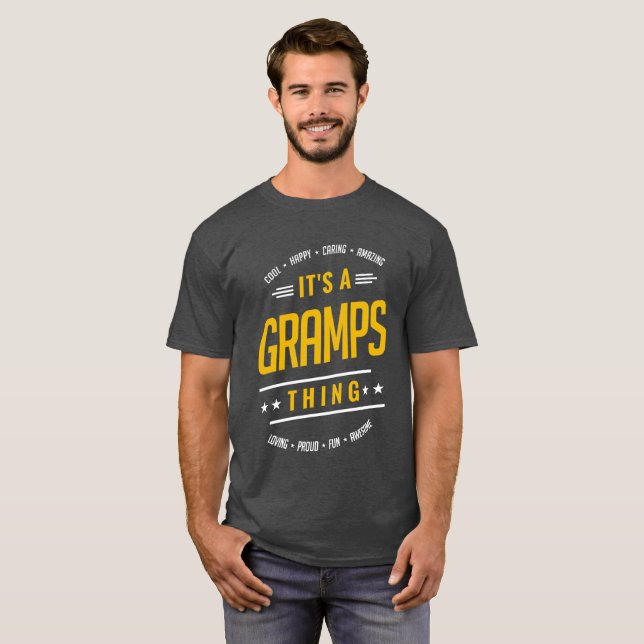Gramps Sak T-shirts Gifts (Hel framsida)