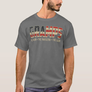 Gramps Skyddsängel Hjälte Legend USA Flagga Farfar T Shirt