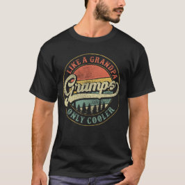 Gramps som en morfar - bara en kylare Retro Granda T Shirt