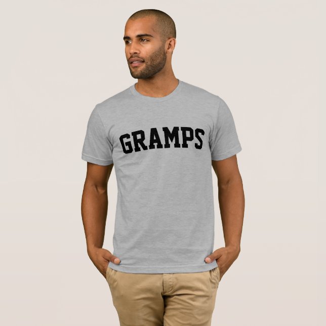 GRAMPS T-SHIRTS FOR GRANDPA (Hel framsida)