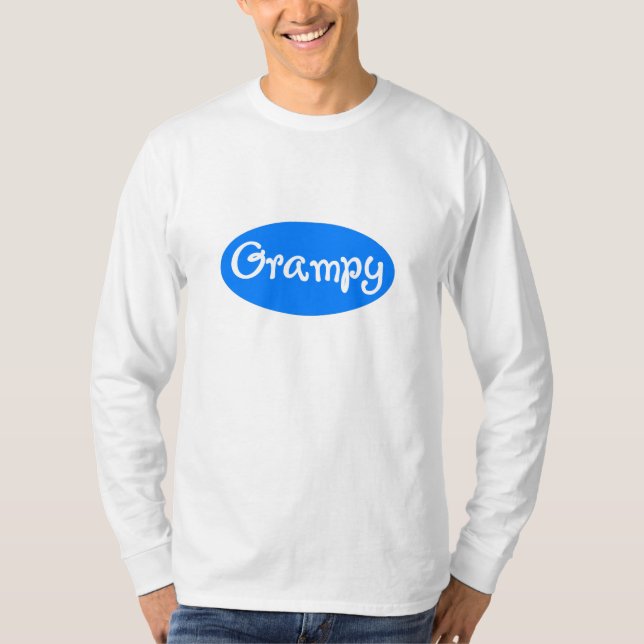 Grampy Blue White Tee (Framsida)
