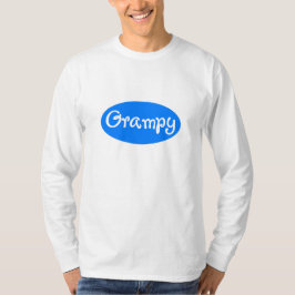 Grampy Blue White Tee Shirt