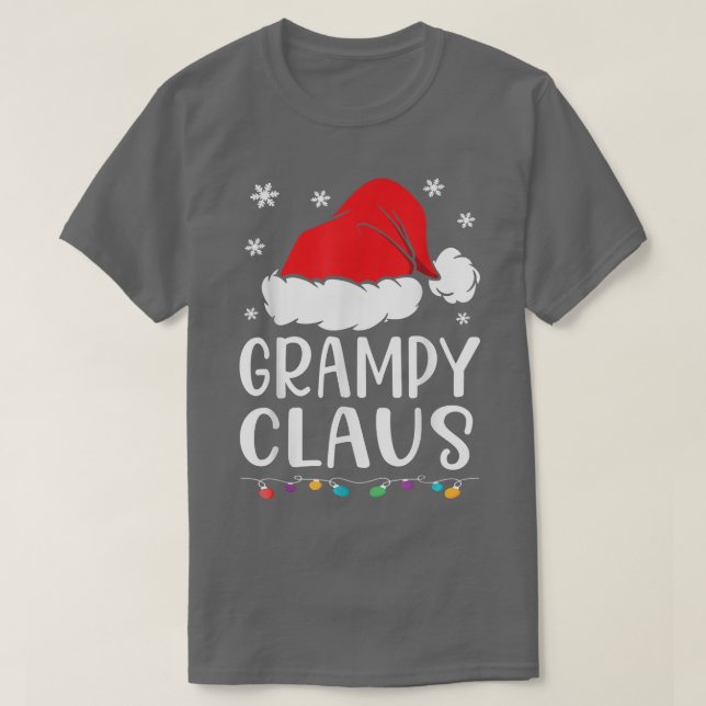 Grampy Claus , Familjematchande Grampy Claus Pajam T Shirt (Design framsida)