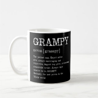 Grampy Definition Grandpa Fars dag Kaffemugg