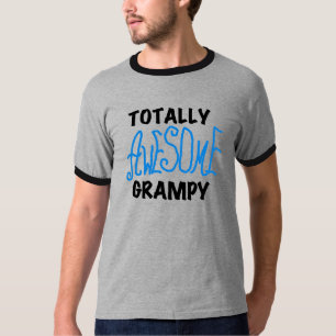 Grampy för blått totalt enorma Tshirts och gåvo