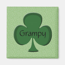Grampy Irish Shamrock Magnet