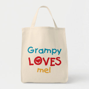 Grampy Kärlek Me T-shirts och presenter Tygkasse