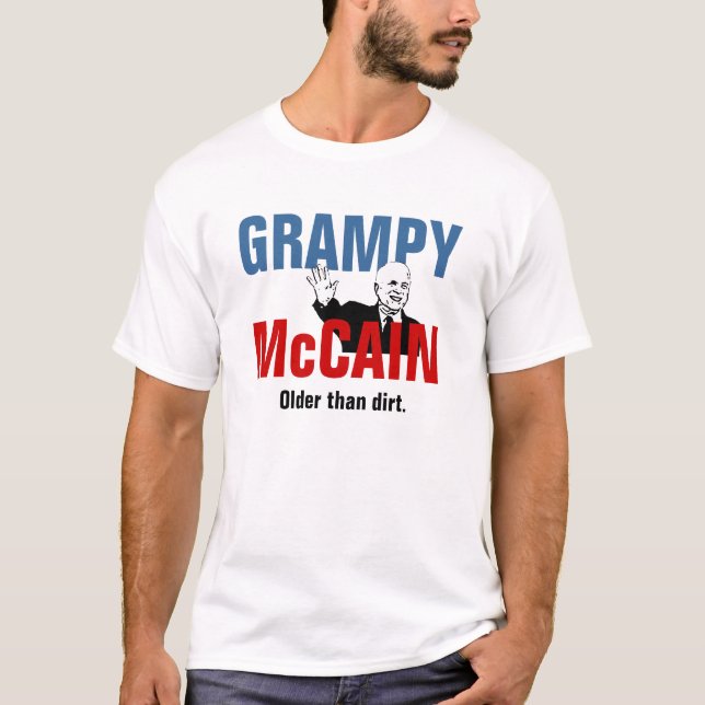 Grampy McCain - som är äldre än smuts Tee (Framsida)