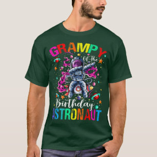 Grampy of the Birthday Astronaut Boy Space Theme K T Shirt