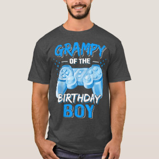 Grampy of the Birthday Boy Matching Video Game Bir T Shirt