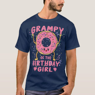 Grampy of the Birthday Girl Rosa Donut Bday Party T Shirt