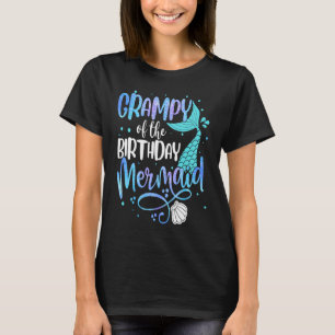 Grampy of the Birthday Sjöjungfru Family Matching T Shirt