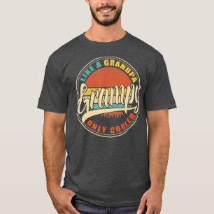 GRAMPY SOM EN Vintage-Retro ENBART FÖR FÅGLAR T Shirt