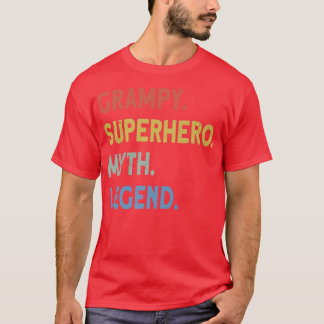 Grampy superhjälte myth legend  t shirt