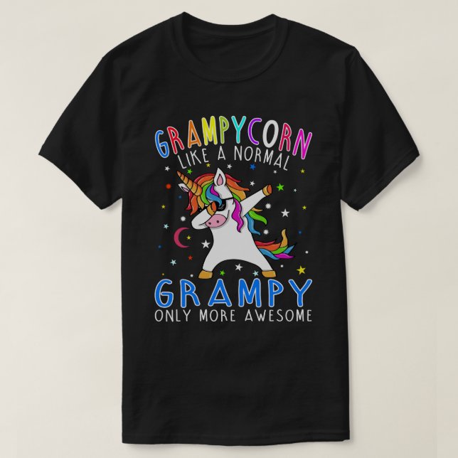 grampycorn som en grampy only Fantastisk Dabbing U T Shirt (Design framsida)