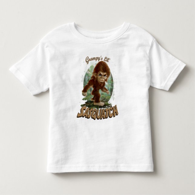 Grampys lite Sasquatch Tee Shirt (Framsida)