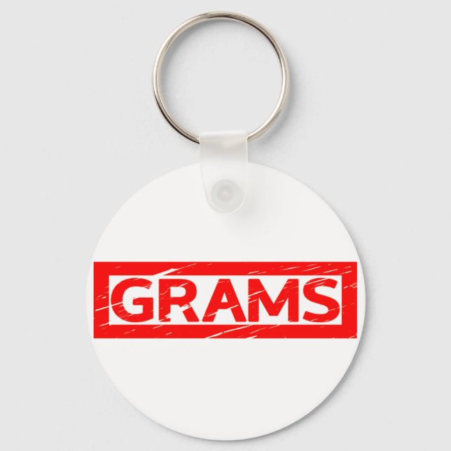Grams Frimärke Nyckelring (Framsida)
