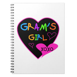 Gram's Girl Anpassningsbar T-Shirts, Mugg, Buttons Anteckningsbok