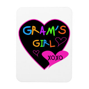 Gram's Girl Anpassningsbar T-Shirts, Mugg, Buttons Magnet