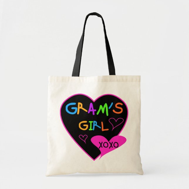 Gram's Girl Anpassningsbar T-Shirts, Mugg, Buttons Tygkasse (Framsidan)