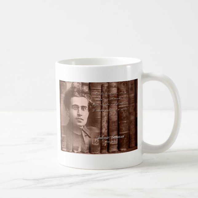 Gramsci - Nada será definitivo Kaffemugg (Höger)