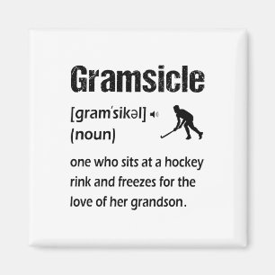 Gramsicle Roligt Ishockey Mormor Sicle Definition Magnet