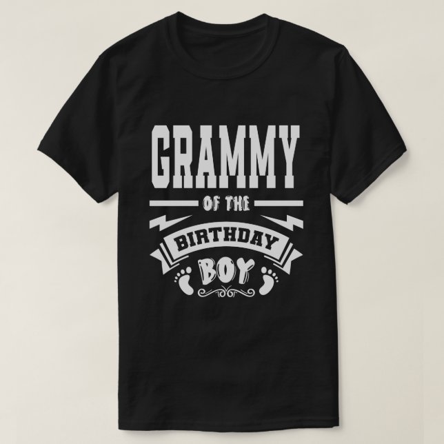 GRAMY of the Birthday Boy T Shirt (Design framsida)