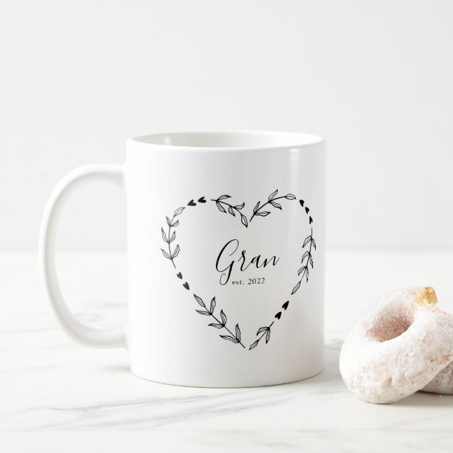 Gran År Etab. Kaffemugg (Med munk)