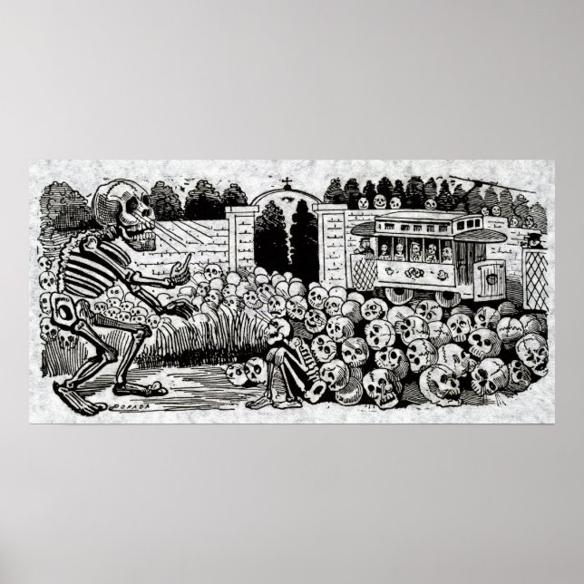 Gran Calavera Eléctrica Poster (Framsidan)