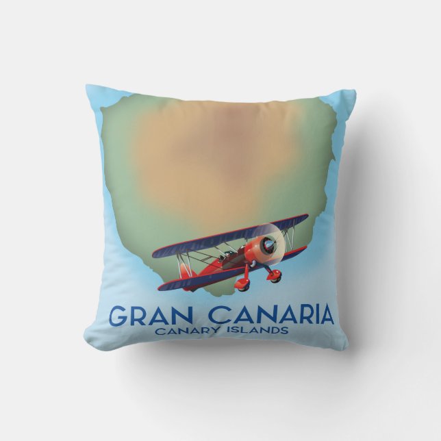 Gran Canaria Kanarieöarna, reseaffisch. Kudde (Framsida)