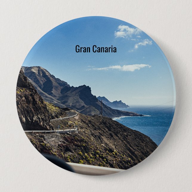 Gran Canaria (Kanarieöarna), Spanien Knapp (Framsida)