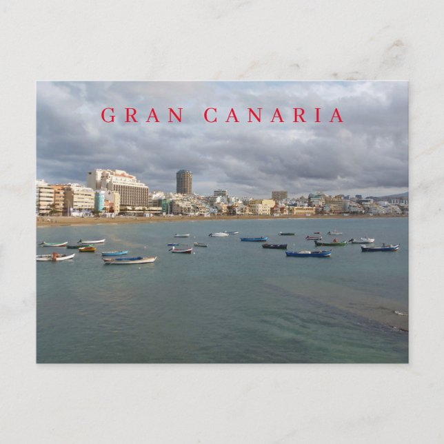 Gran Canaria Las Canteras vykort (Framsida)