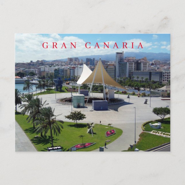 Gran Canaria Las Palmas vykort (Framsida)
