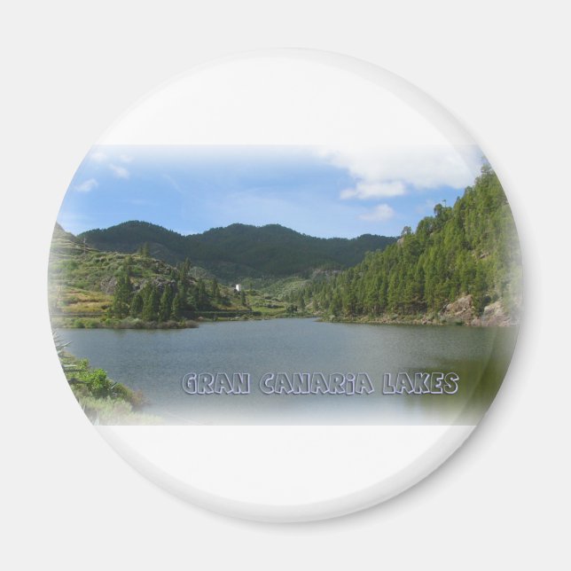 Gran Canaria sjöar 007 Magnet (Framsidan)