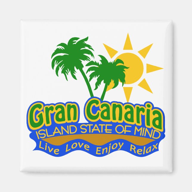 Gran Canaria State of Mind magnet (Framsidan)